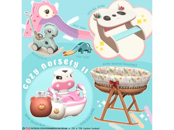 Maxis Match Cozy Nursery II - The Sims 4 Custom Content
