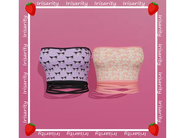 Alpha Lily Top by Irisarity - The Sims 4 Custom Content