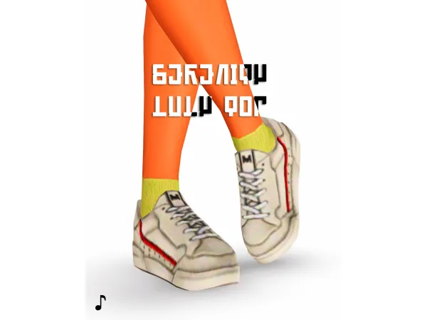 Kylie Sneakers Conversion - The Sims 3 Custom Content