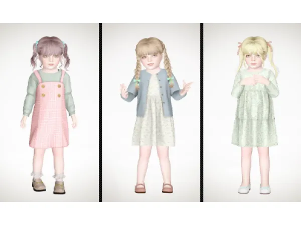 [ TS4 to TS3 ]  Toddler Outfits IV（PF）