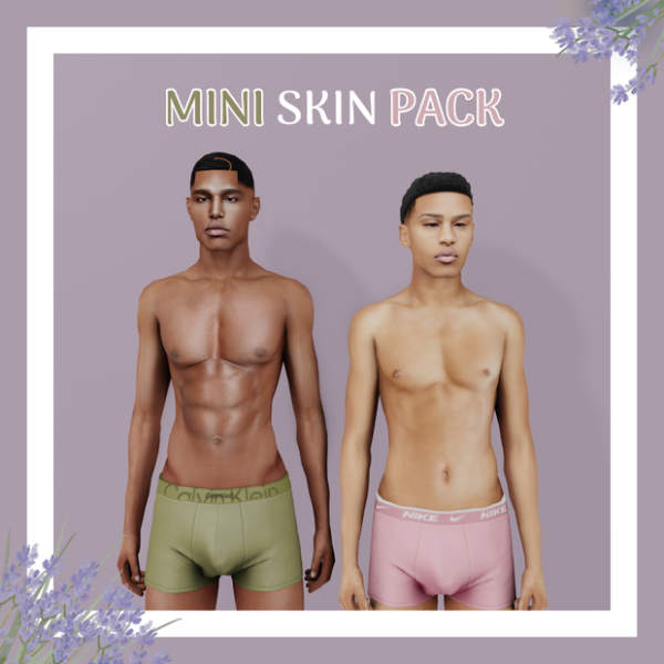 Alpha MINI SKIN PACK by simsfinds - The Sims 4 Custom Content