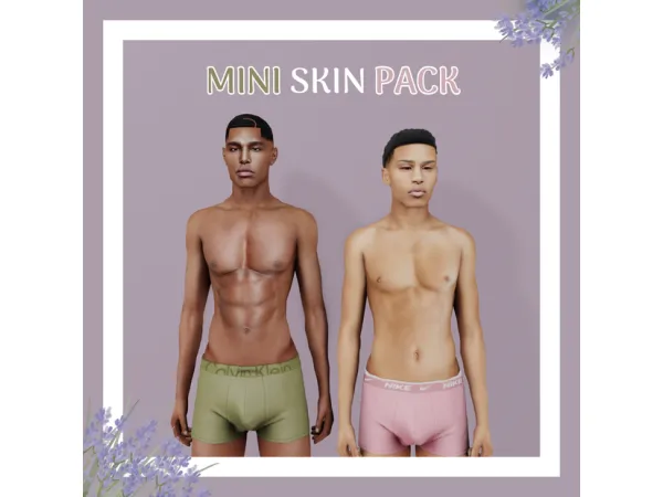 Alpha MINI SKIN PACK by Khadijah551 - The Sims 4 Custom Content
