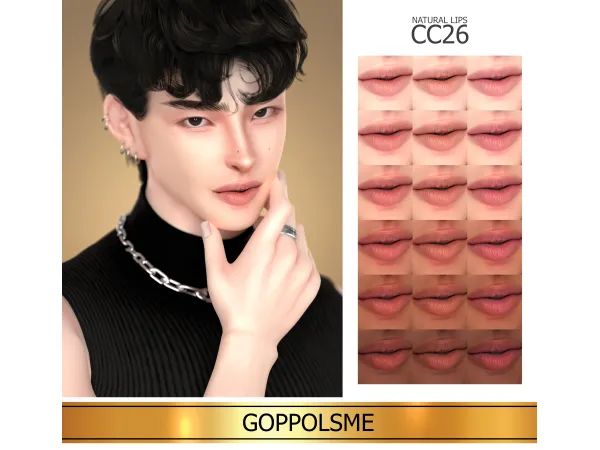 GPME-GOLD Natural Lips CC26 by GoppolsMe