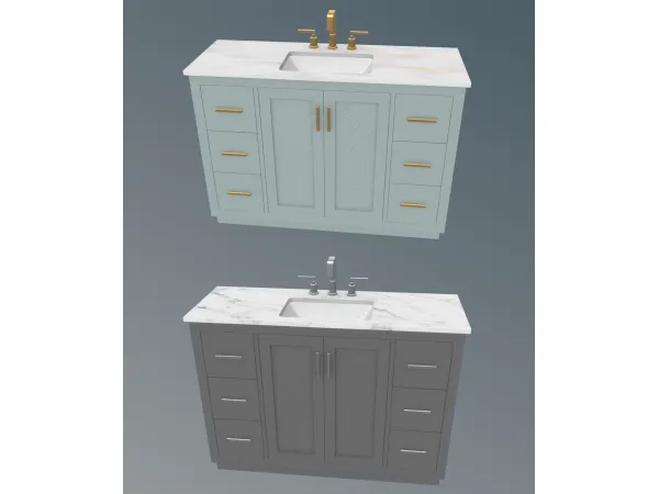 Mix Bathroom Vanities [DOWNLOAD] by CMDesigns - The Sims 4 Custom Content