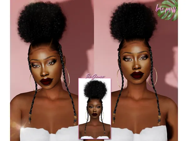 Alpha Irie Puff for AdultsChild and Toddlers - The Sims 4 Custom Content