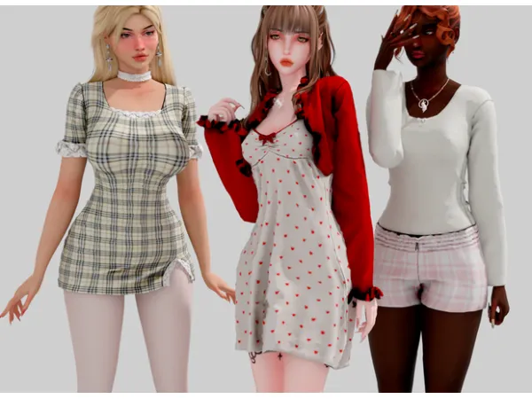 Alpha KITTEN COQUETTE COLLECTION 2 - The Sims 4 Custom Content