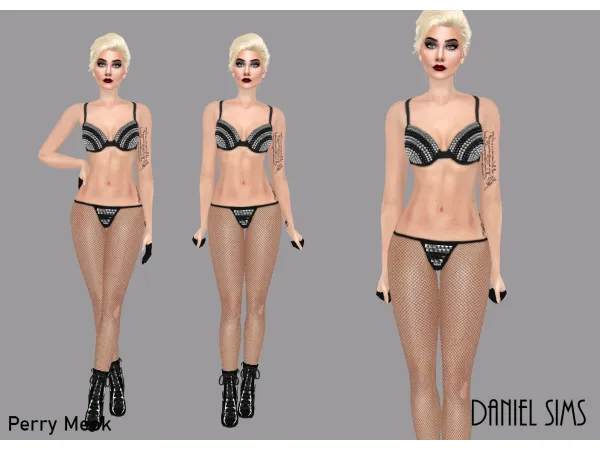 Alpha Lady Gaga in Perry Meek - The Sims 4 Custom Content