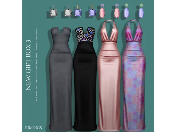 Alpha [RIMINGS] NEW GIFT BOX 3 by RIMINGS - The Sims 4 Custom Content