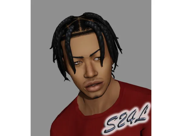 Maxis Match HSY braids full head by Sailor24Love Sims - The Sims 4 Custom Content