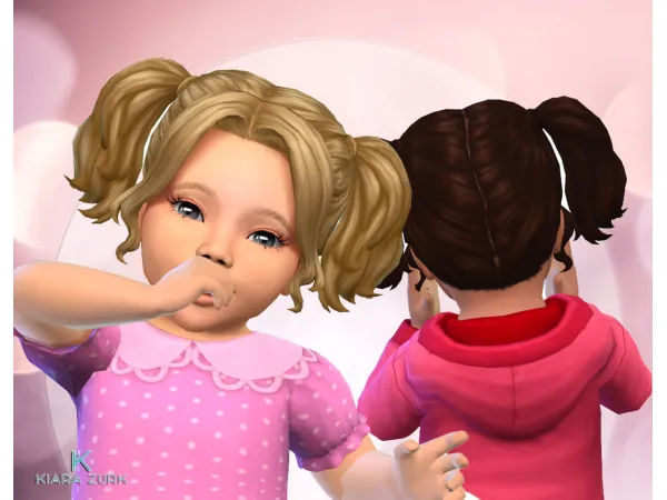 Maxis Match Lindsey Hairstyle for Infants by Kiara Zurk - The Sims 4 Custom Content