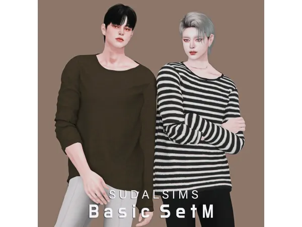 Alpha [sudal] Basic set M sims by sudal - The Sims 4 Custom Content