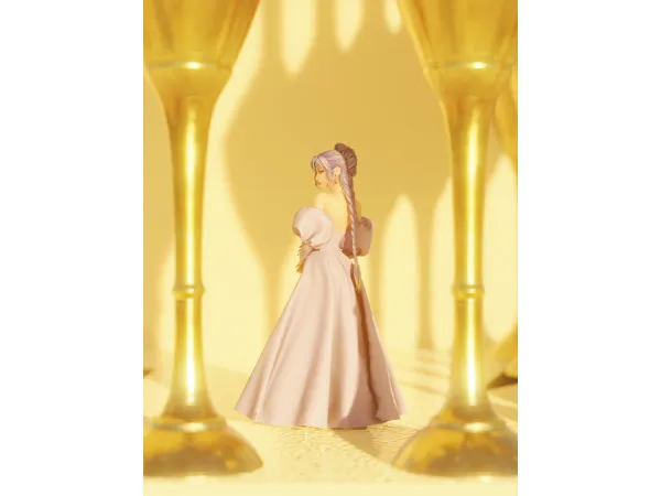 Alpha Bluebell by Qualentina - The Sims 4 Custom Content