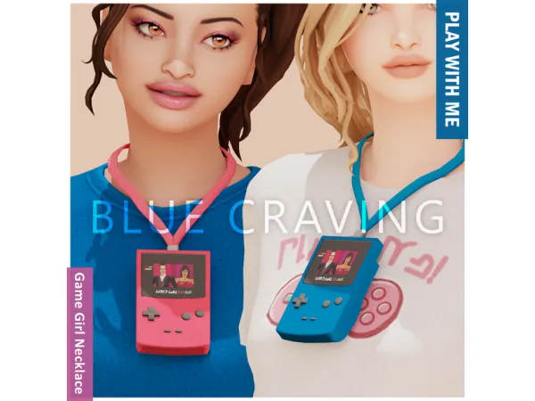 Blue CRaving - GameGirl Necklace