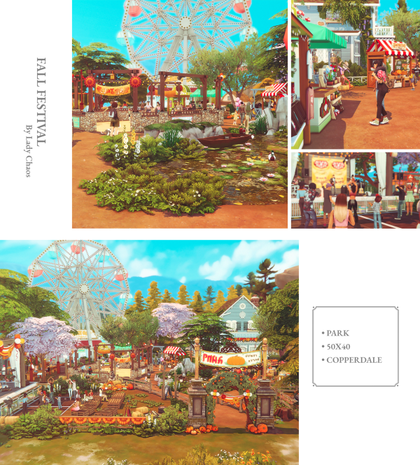 Maxis Match Fall Festival by simsfinds - The Sims 4 Custom Content