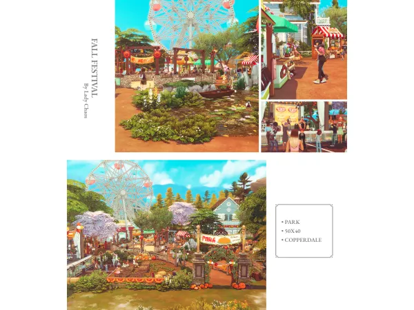 Maxis Match Fall Festival by Lady Chaos - The Sims 4 Custom Content
