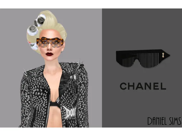 Alpha Lady Gaga in Chanel Comb Sunglasses - The Sims 4 Custom Content