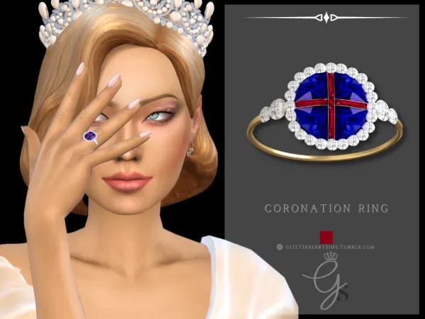 Mix Coronation Ring by Glitterberry Sims - The Sims 4 Custom Content