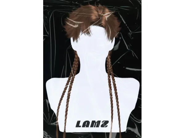 Alpha SunceHairstyles_001M by LAMZ - The Sims 4 Custom Content