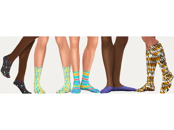 Maxis Match socks - The Sims 4 Custom Content