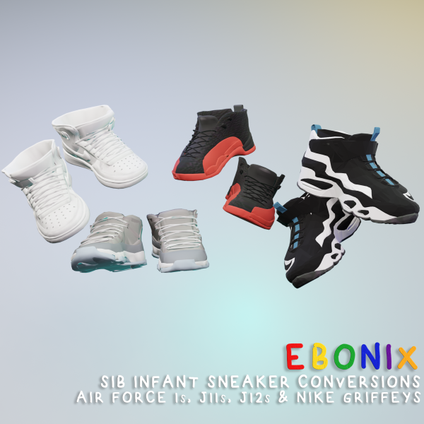 Alpha 550262620156926 Infant Sneaker Bundle 550262620156926 by simsfinds - The Sims 4 Custom Content