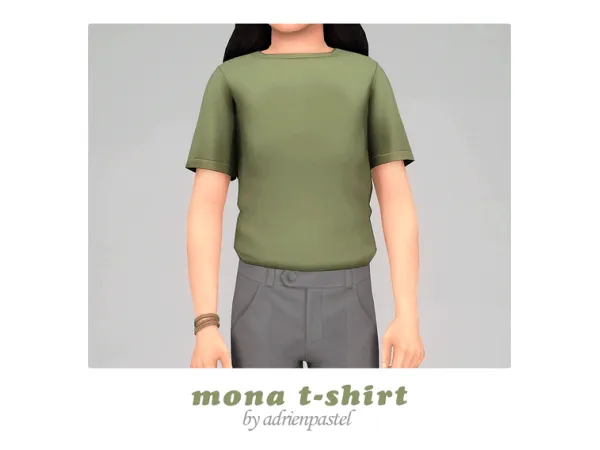 Maxis Match Mona T Shirt Mike Trousers - The Sims 4 Custom Content