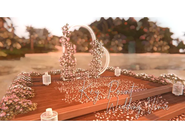 Maxis Match Key Point Wedding Venue - The Sims 4 Custom Content