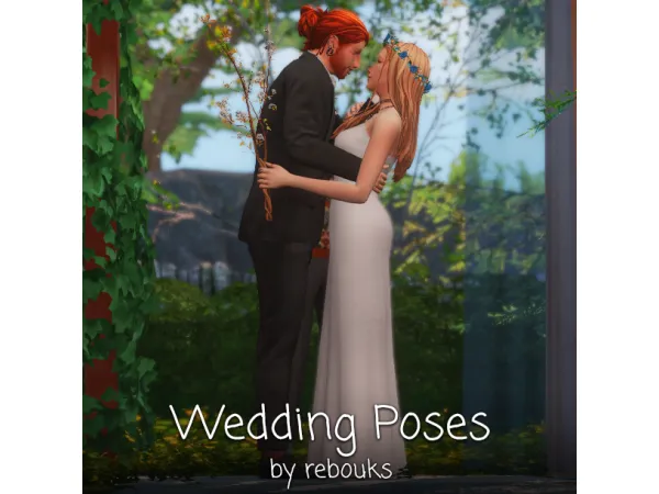 Maxis Match Wedding Poses by rebouks - The Sims 4 Custom Content
