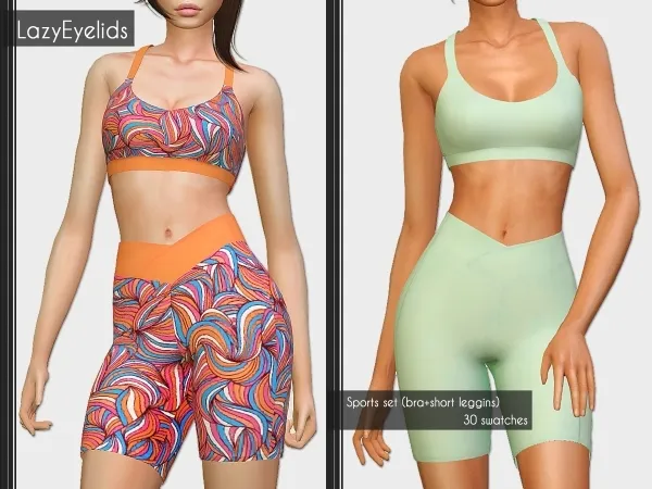 Alpha Sports set - The Sims 4 Custom Content