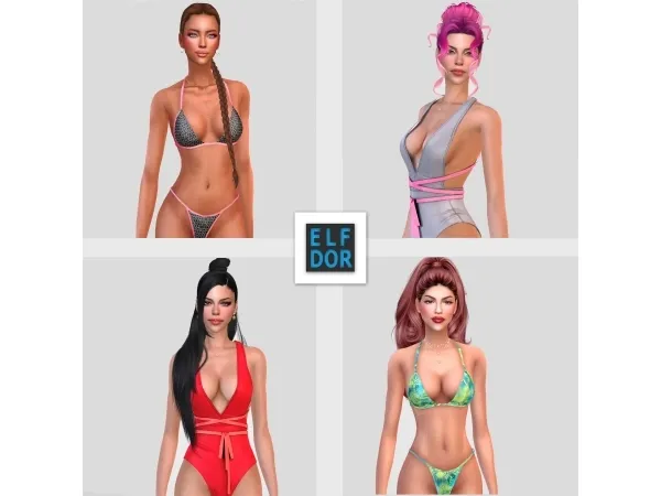 Maxis Match 2023 May Part 2 Swimsuits RC - The Sims 4 Custom Content