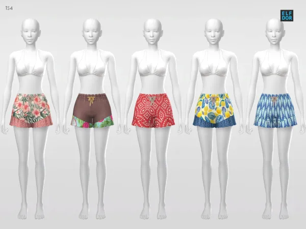 Maxis Match Summer Shorts - The Sims 4 Custom Content