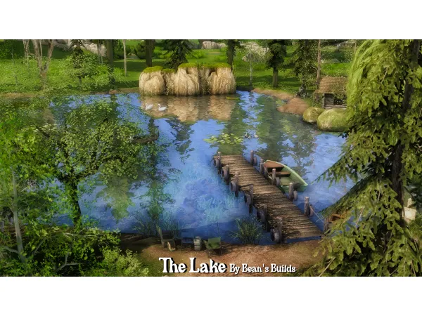 Alpha The Lake by Bean's Builds - The Sims 4 Custom Content