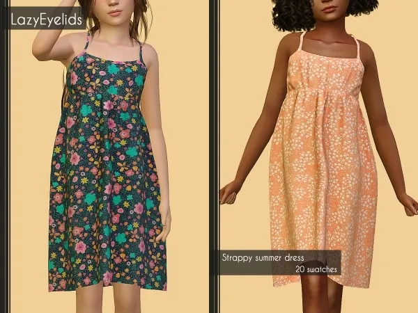 Strappy summer dress