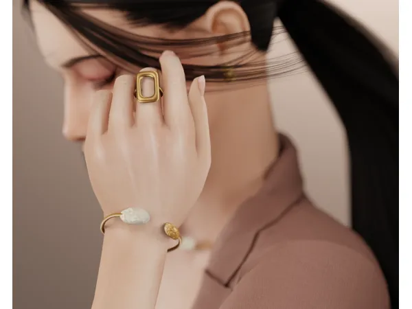 Alpha (Symphony) Phoebe jewelrys - The Sims 4 Custom Content