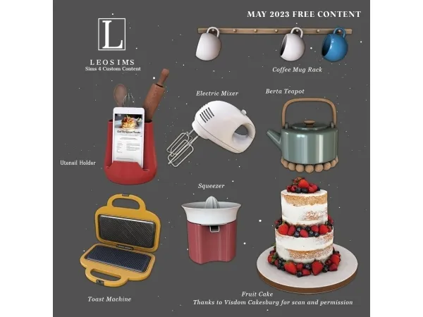 Alpha May 2023 Free Content - The Sims 4 Custom Content