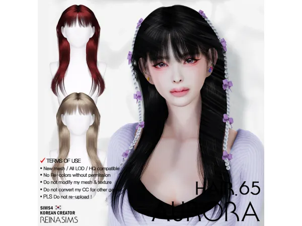 Alpha Reina_TS4_65_AURORA by Reina Sims4 - The Sims 4 Custom Content