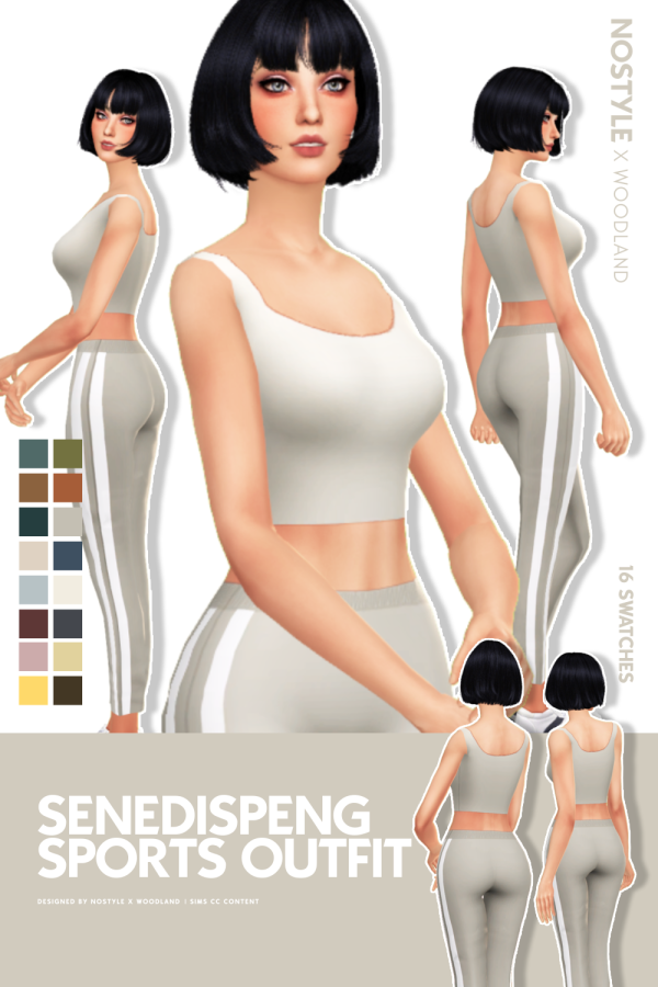Maxis Match SENEDISPENG SPORTS OUTFIT by simsfinds - The Sims 4 Custom Content
