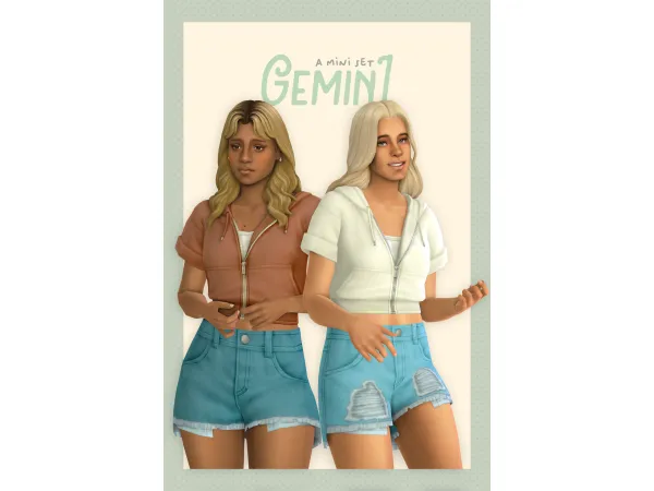 Maxis Match gemini - The Sims 4 Custom Content