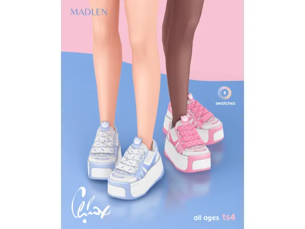Maxis Match Clmax Sneakers by Madlen - The Sims 4 Custom Content