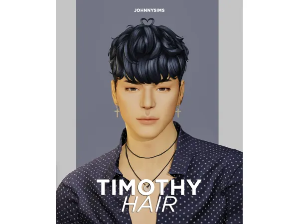 Maxis Match Timothy Hair by JohnnySims - The Sims 4 Custom Content