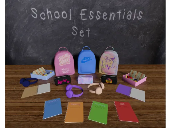 Alpha School Essentials FREE - The Sims 4 Custom Content