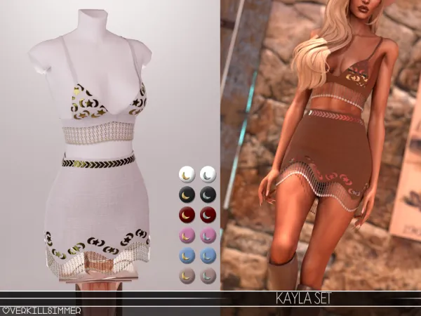 Alpha Kayla set - The Sims 4 Custom Content