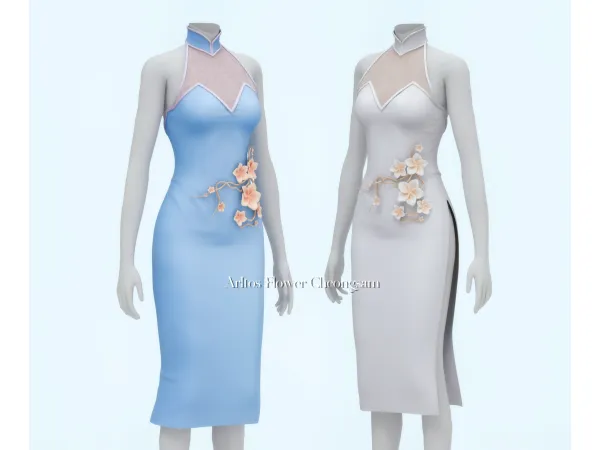 Flower cheongsam（To be published on Jun 5） by Arltos