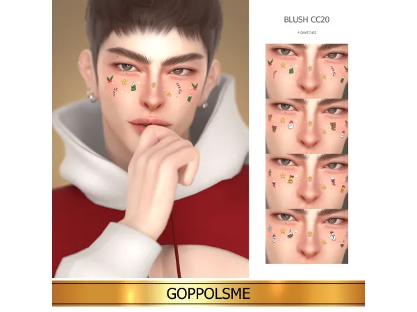 Alpha GPME GOLD Blush CC20 by GoppolsMe - The Sims 4 Custom Content