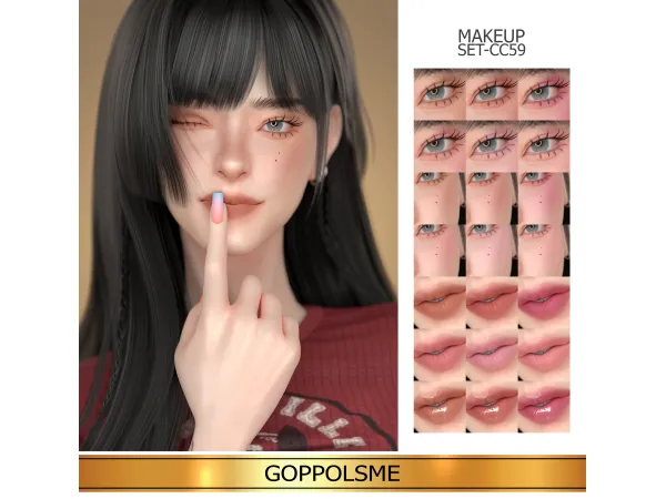 GPME-GOLD MAKEUP SET CC59 by GoppolsMe