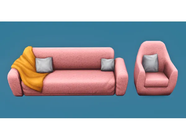4t3 Living Set (Book Nook Kit) - The Sims 3 Custom Content