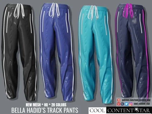 Alpha Track Pants cool_content_star - The Sims 4 Custom Content