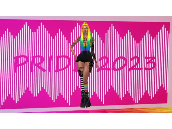 Mix PRIDE 2023 CAS Backgrounds - The Sims 4 Custom Content