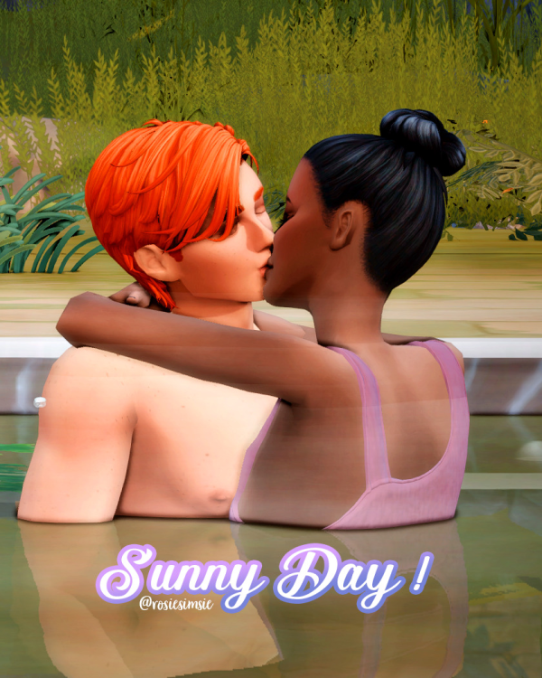 Mix POSEPACK Sunny day by simsfinds - The Sims 4 Custom Content
