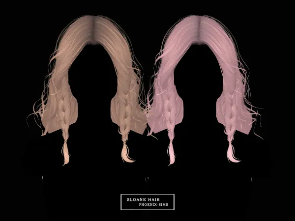 Alpha Sloane Hair - The Sims 4 Custom Content