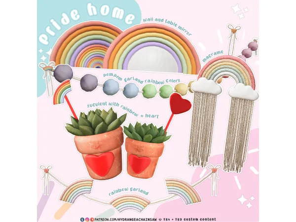 Mix Pride Home - The Sims 4 Custom Content